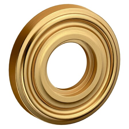 Baldwin Half Dummy Rosettes Lifetime Satin Brass 5010.044.IDM